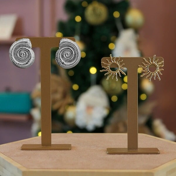 Brinco Caracol Craquelado