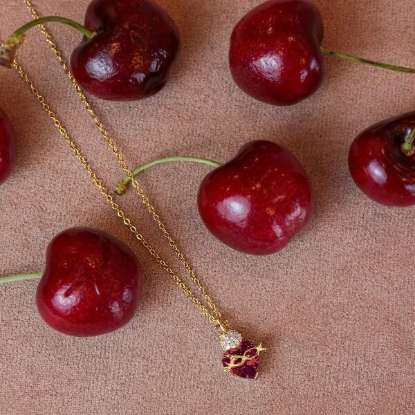 Colar Sagrado Coração Rubi