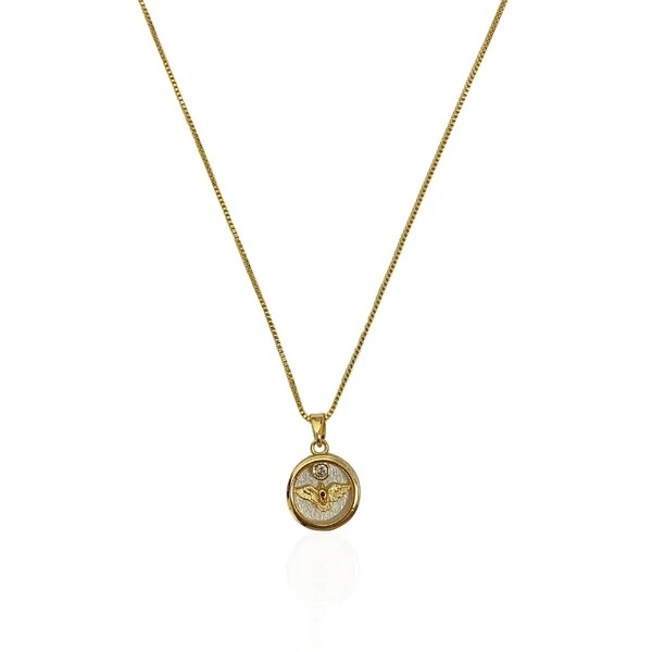 Colar Oval Pequeno Madrepérola Espírito Santo