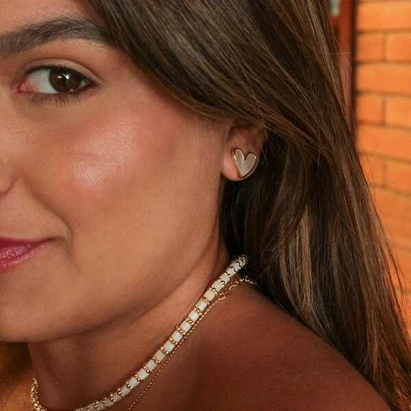 Choker Canutilho Madrepérola Com Ouro