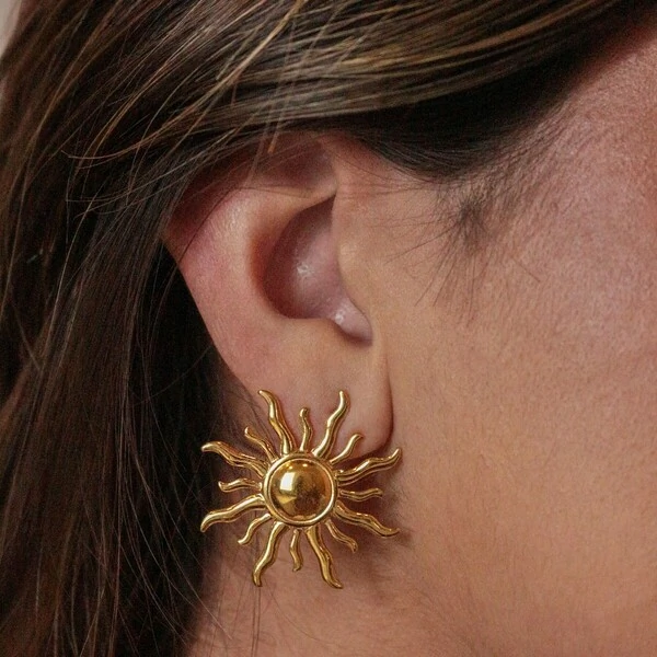 Brinco Aço Sol