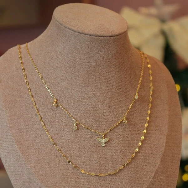 Colar Espírito Santo Com Ponto De Luz