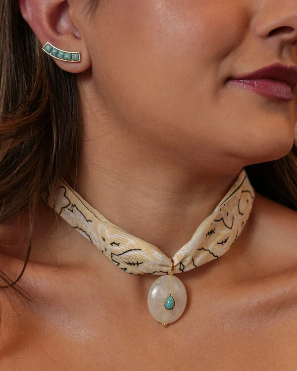 Mix Pedra Oval & Turquesa