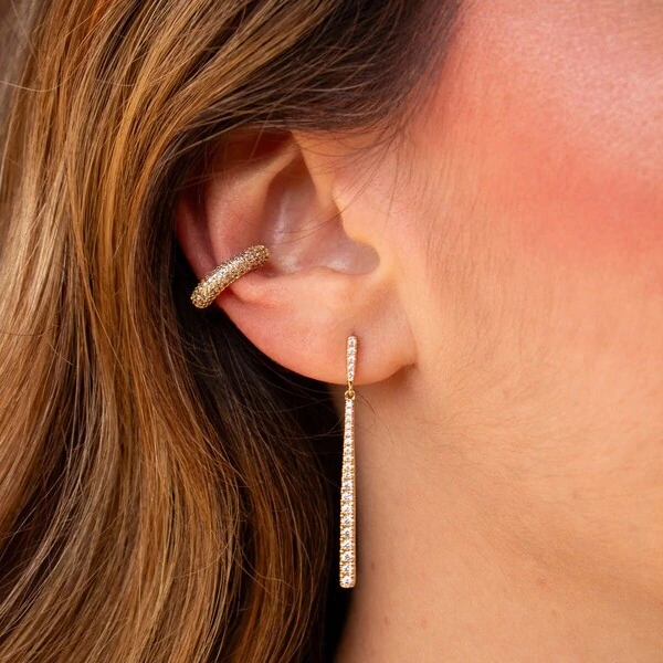 Piercing Fake Tubo Cravejado