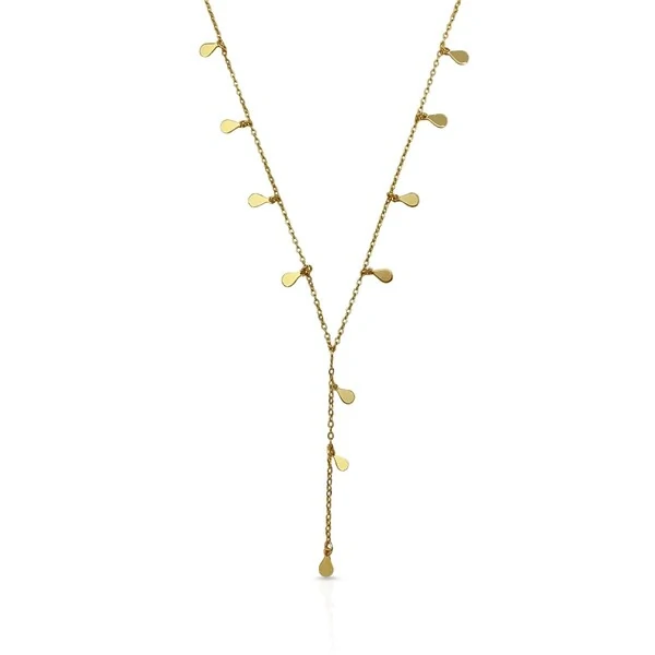 Colar Gravata Gotinhas Placa