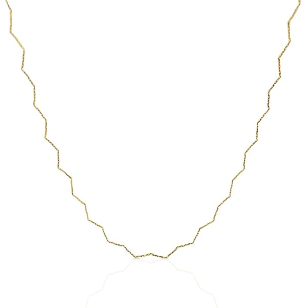 Colar Longo Zigue Zague