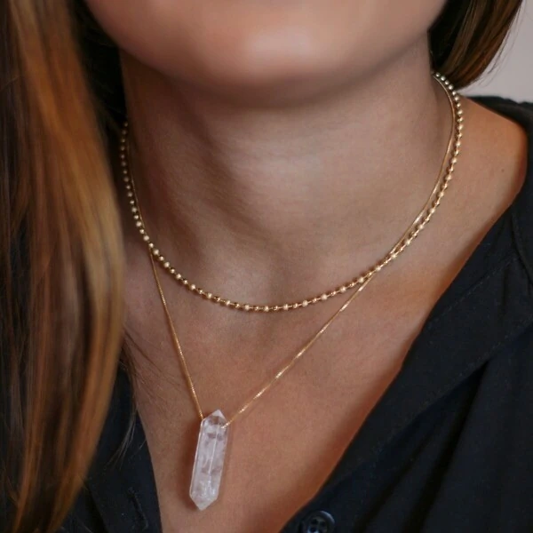 Choker Mini Bolinhas Lisa e Com Textura