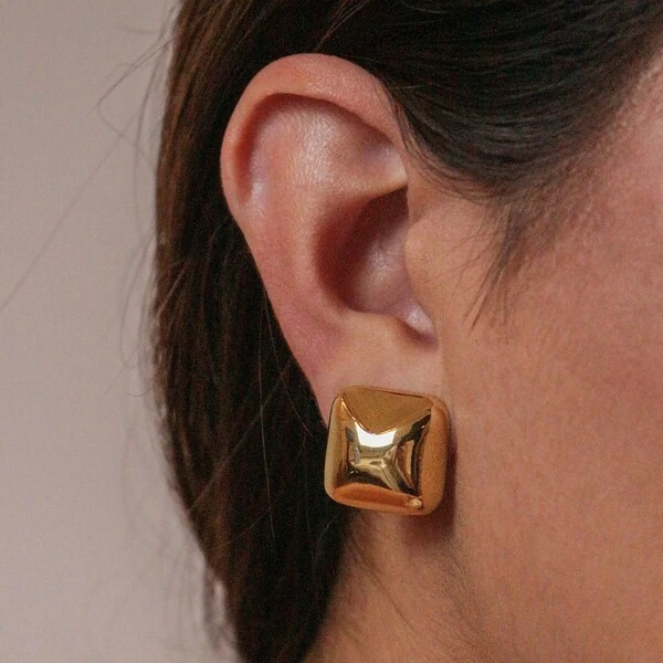 Brinco Quadrado Duna Liso