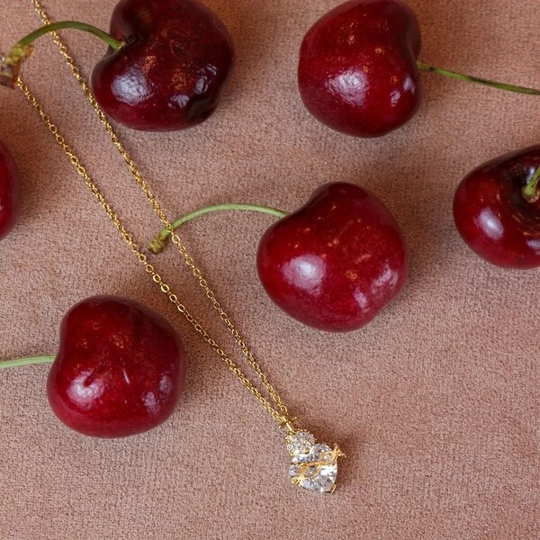 Colar Sagrado Coração Cristal