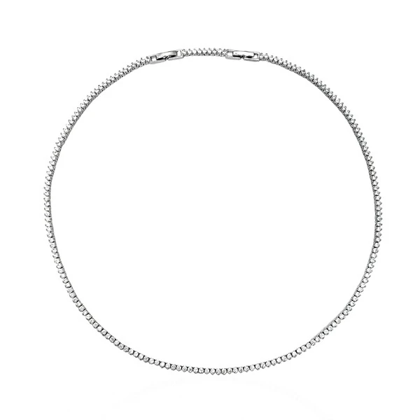 Colar Riviera 3 Pontas 2mm