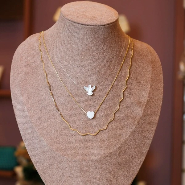 Colar Longo Zigue Zague