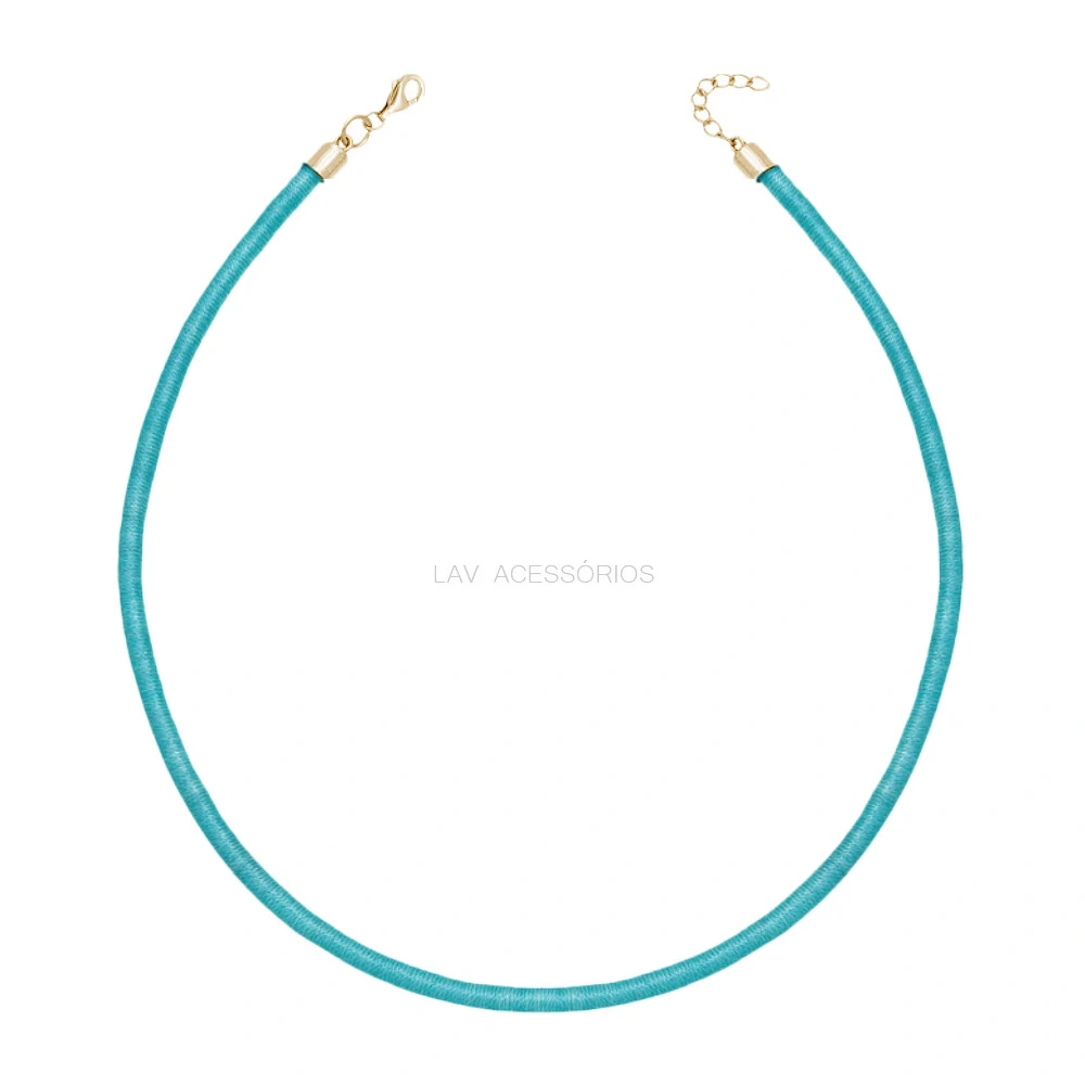FotoColar Fio de Seda - Verde Turquesa