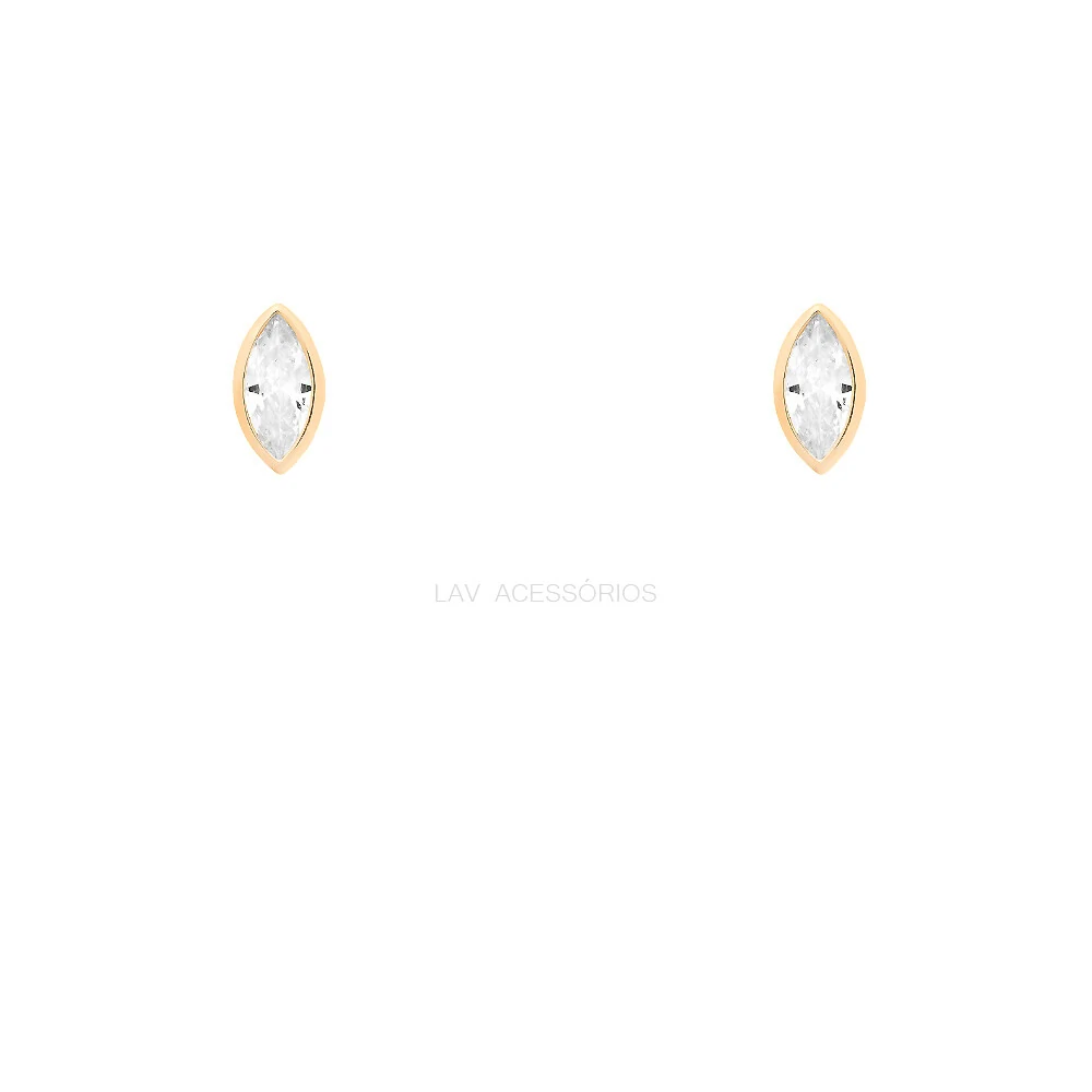 FotoBrinco Prata 925 Navete Inglesa Ouro