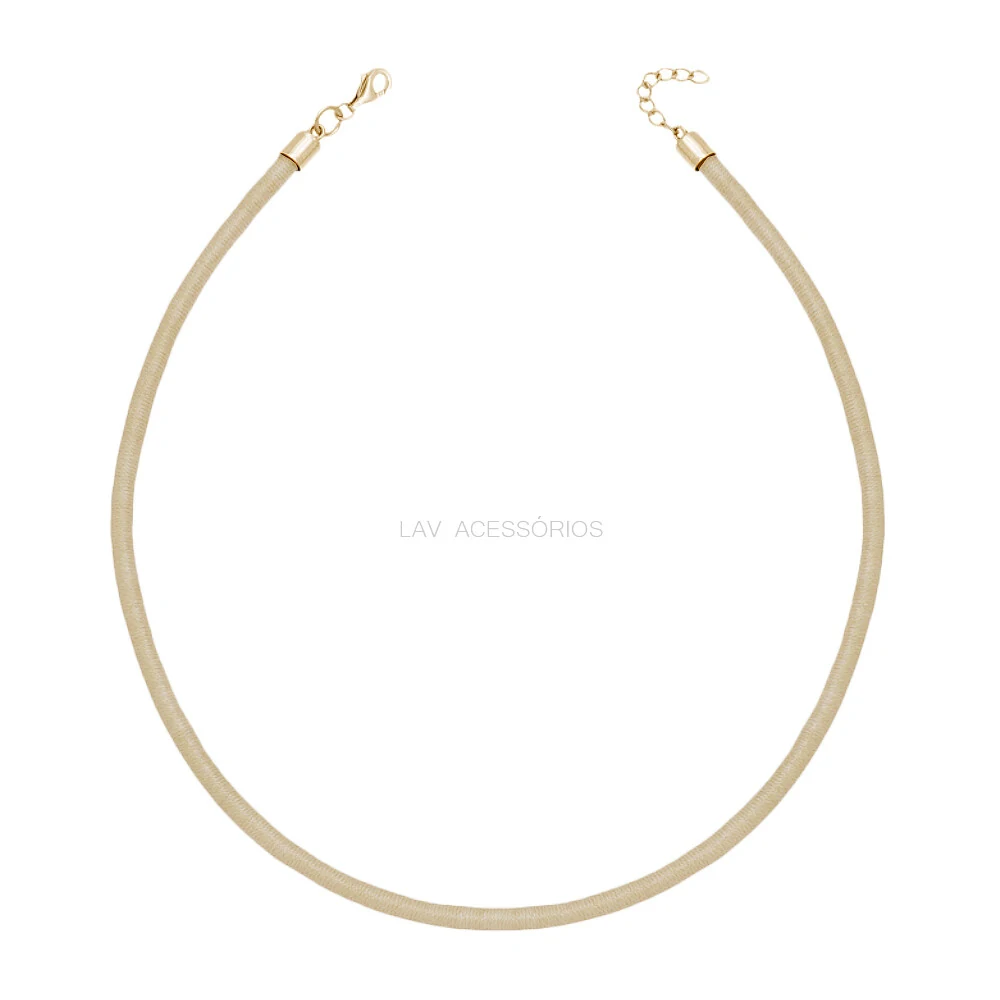 FotoColar Fio de Seda - Bege Palha