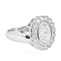 Anel Prata 925 Dedinho Vintage Kate Moissanite