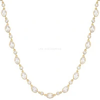 Colar Prata 925 Riviera Inglesa Bianca Shine Ouro