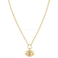 Colar New Pingente Bold Oval