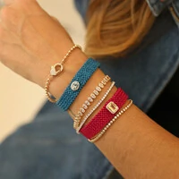 Pulseira Macrame Prata 925 Retângulo Citrino - Pink