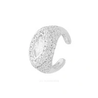 Piercing Fake Hold Cravejado Navete Cristal