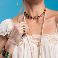 Anel Kit Essence Nádia Gimenes Topázio e Ametista