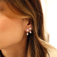 Brinco Prata 925 Ponto Moissanite 6 mm Pin Gotinha