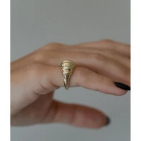 Anel Dedinho New Gomos Ouro