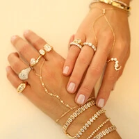 Anel Prata 925 Wave Bolinhas Pontos Moissanites Ouro