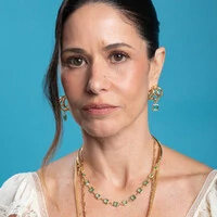 Colar Choker 2 em 1 Íris Nadia Gimenes -Verde
