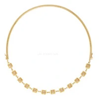 Colar Choker 2 em 1 Íris Nadia Gimenes - Topázio