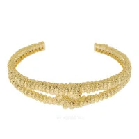 Bracelete Nó Texturizado Ouro