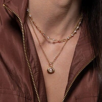 Colar New Pingente Bold Oval