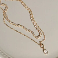 Colar Prata 925 Riviera Inglesa Gotinhas 3 mm Ouro