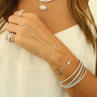 Bracelete Prata 925 Classic Meia Cravação Rodio