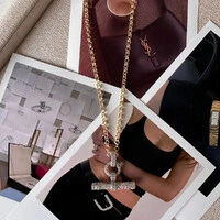 Colar Trend T-Bar Cravejado