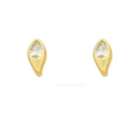 Brinco Hold Gotinha Cristal Ouro