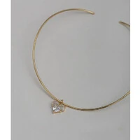 Colar Aro Trend Pingente Coração Ilusion Ouro