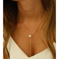 Colar Prata 925 Gravatinha Corrente Bolinhas Gota Ouro