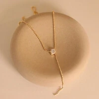 Colar Prata 925 Gravatinha Corrente Bolinhas Gota Ouro