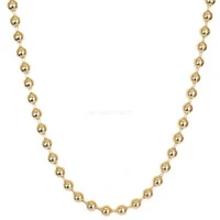 Colar Prata 925 Bolinhas Ouro