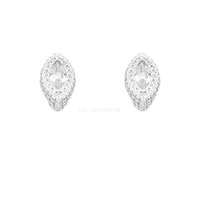 Brinco Hold Cravejado Navete Cristal