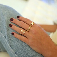 Anel Prata 925 Vazado Duas Gotas Yellow Fancy
