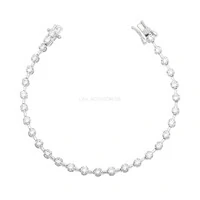 Pulseira Riviera Fio Faca Multi Pedras Zirconias