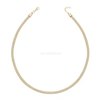 Colar Fio de Seda - Bege Palha