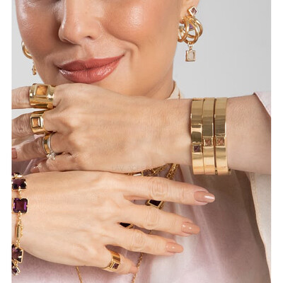 Foto Bracelete Fino Essence Nadia Gimenes - Ametista