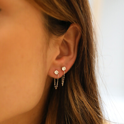 FotoBrinco Prata 925 Ponto 4 mm Correntinha Rodio