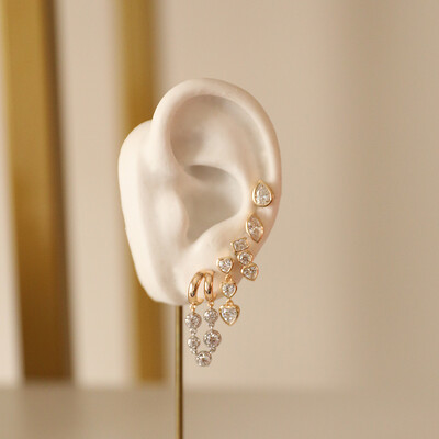 FotoBrinco Prata 925 Formas Inglesa Ouro