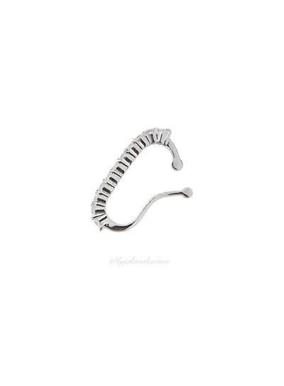 Foto Piercing Ear Hook Prata (Unitário)