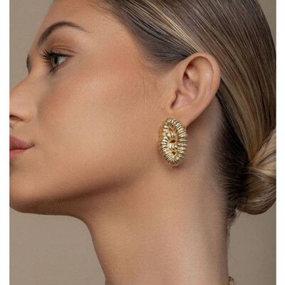 FotoBrinco Nó Texturizado Ouro