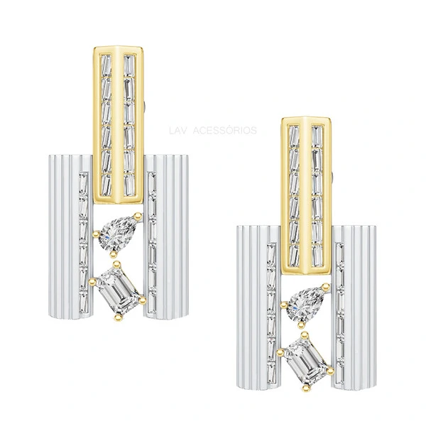 Brinco New Lines Pedras