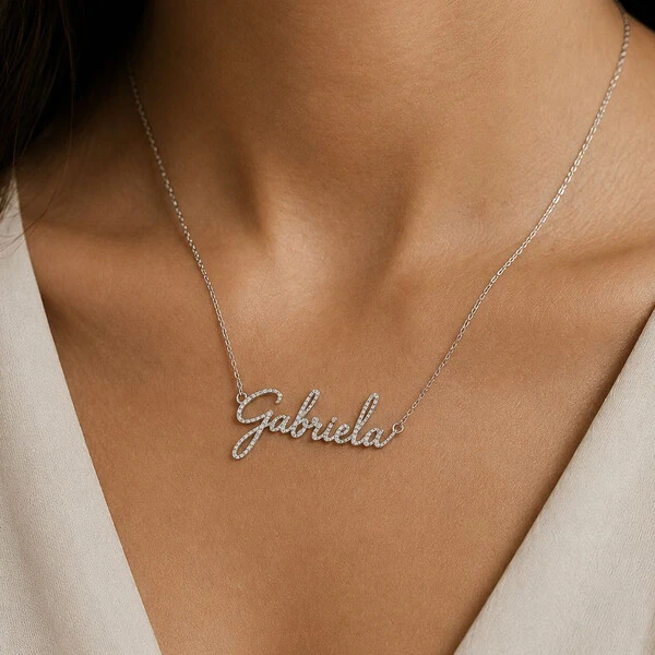 Colar Banhado Personalizado Nome